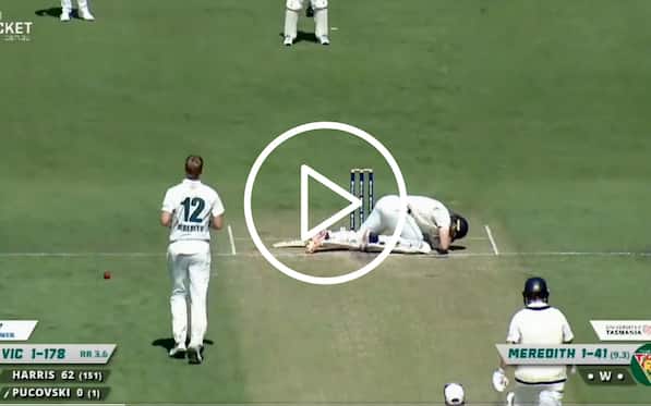 [Watch] Will Pucovski Collapses Onto The Ground After Being Hit By Deadly Bouncer